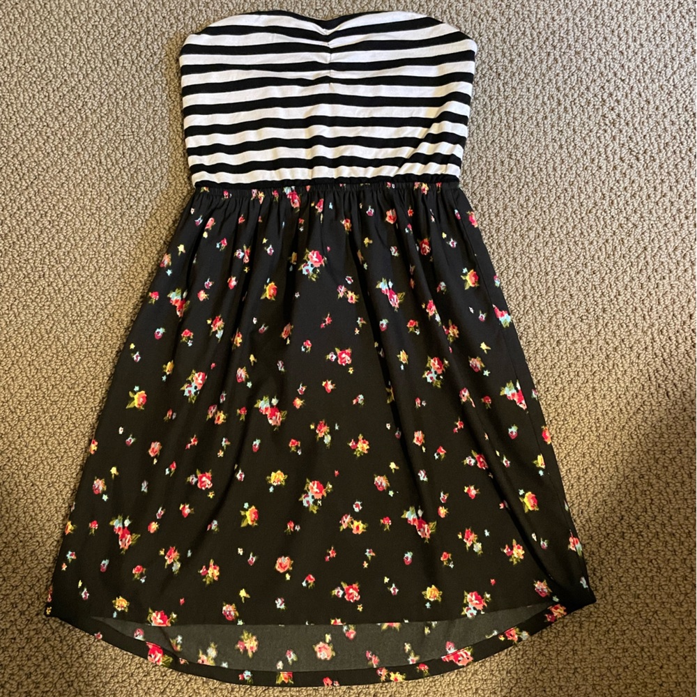 Roxy strapless mini dress